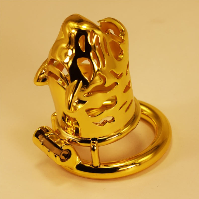 Chastity Device Men, Stainless Steel Breathable Co