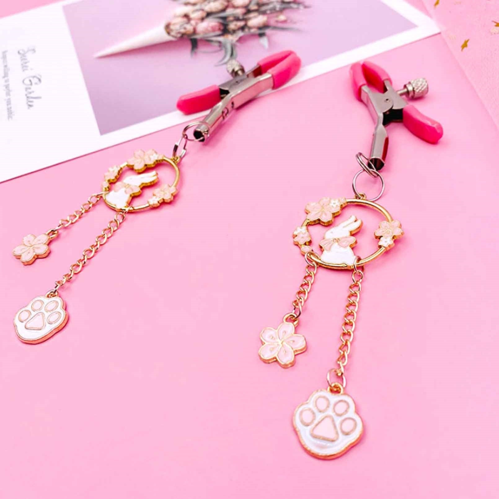 Little Angel Bell Metal Clip Nipple Clamps With Sc