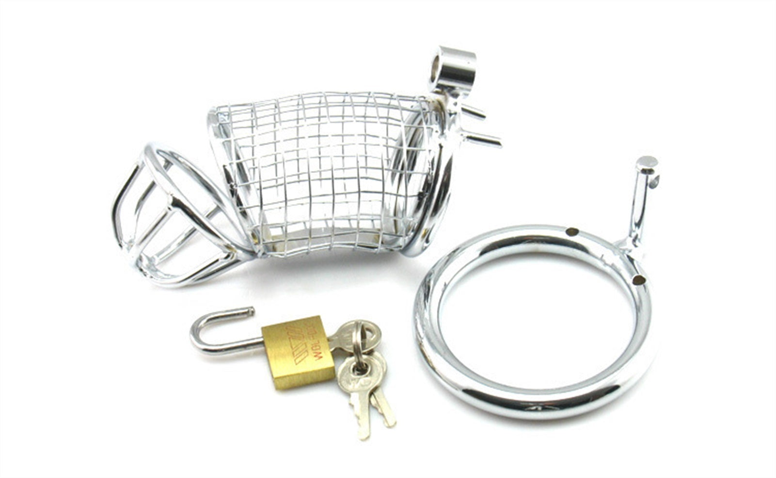Cock Cage Locked Cage Sex Toy for Men Restraints E