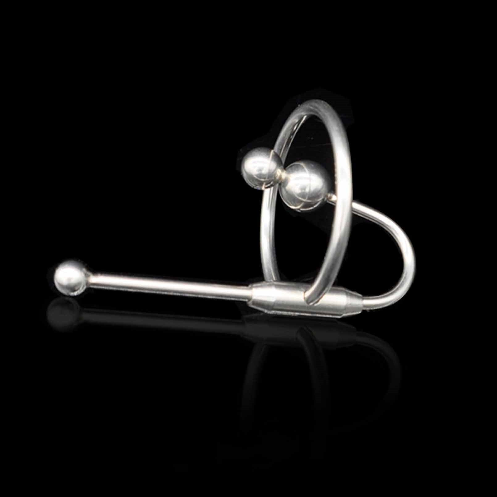 Male Metal Open Chastity Cage Hollow not Removable