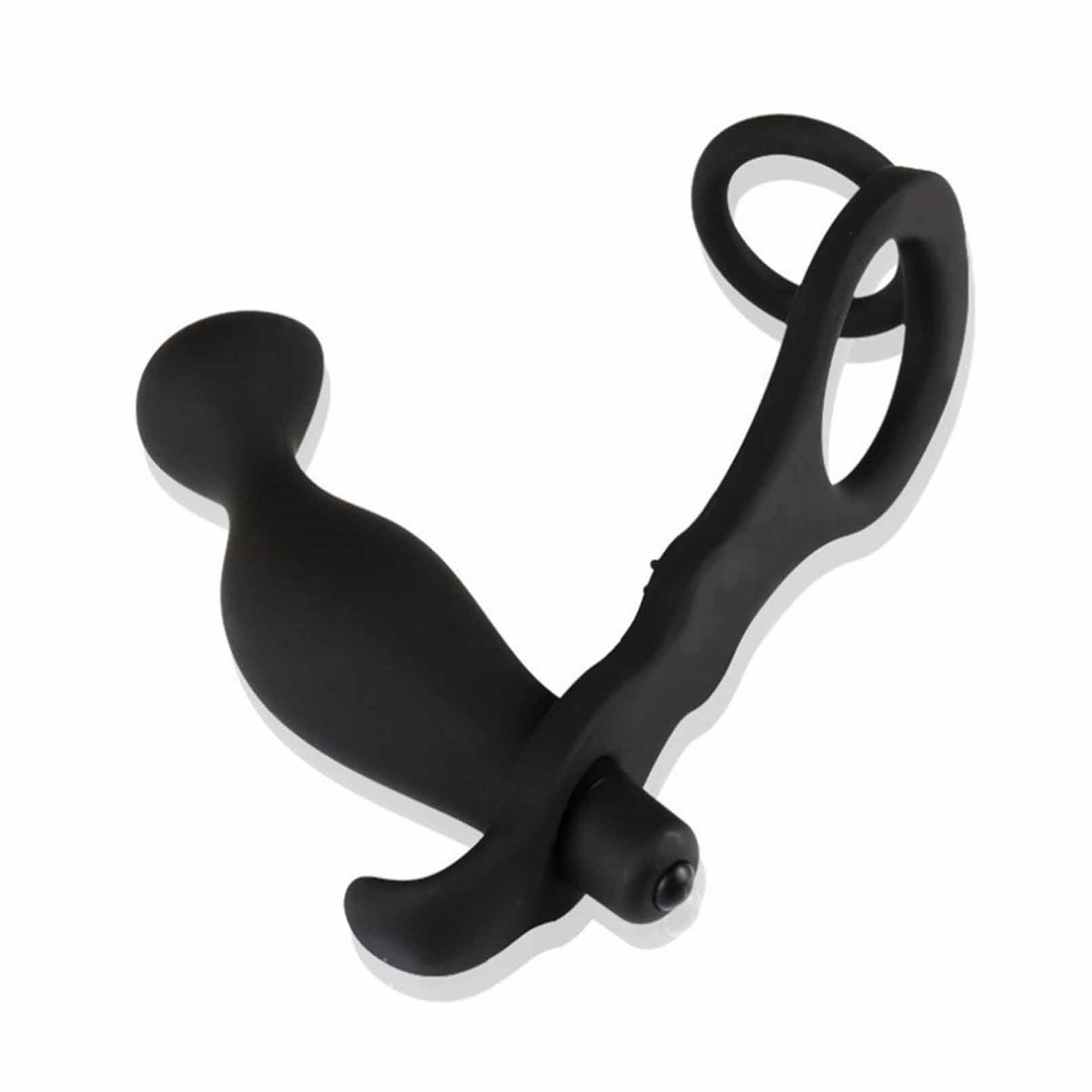 Anal Plug Vibrator Penis Ring Silicone Prostate Ma