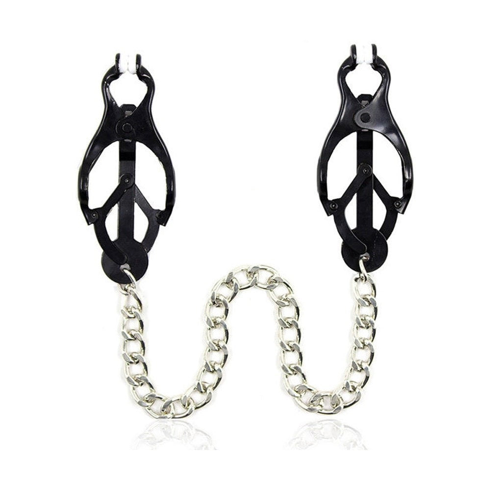 Unisex Butterfly Clip Stainless Steel Nipple Clamp