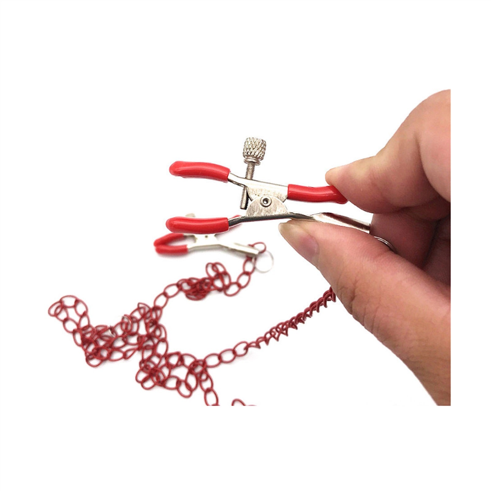 Long Chain Tail Metal Clamp Nipple Clamp Female Cl