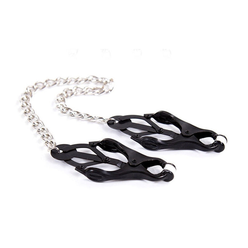Unisex Butterfly Clip Stainless Steel Nipple Clamp
