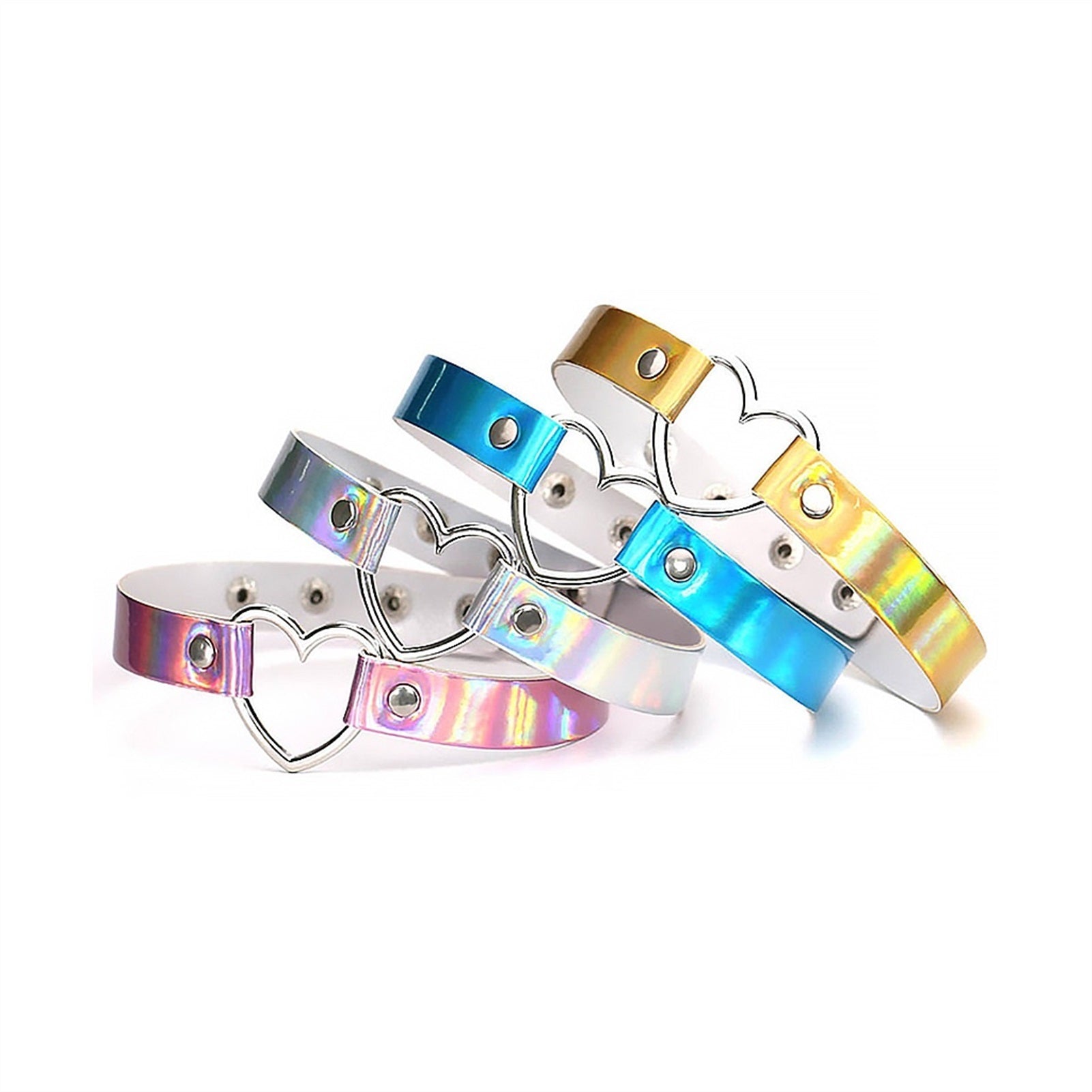 Trendy bright colour  PU Imitation Leather Adjusta
