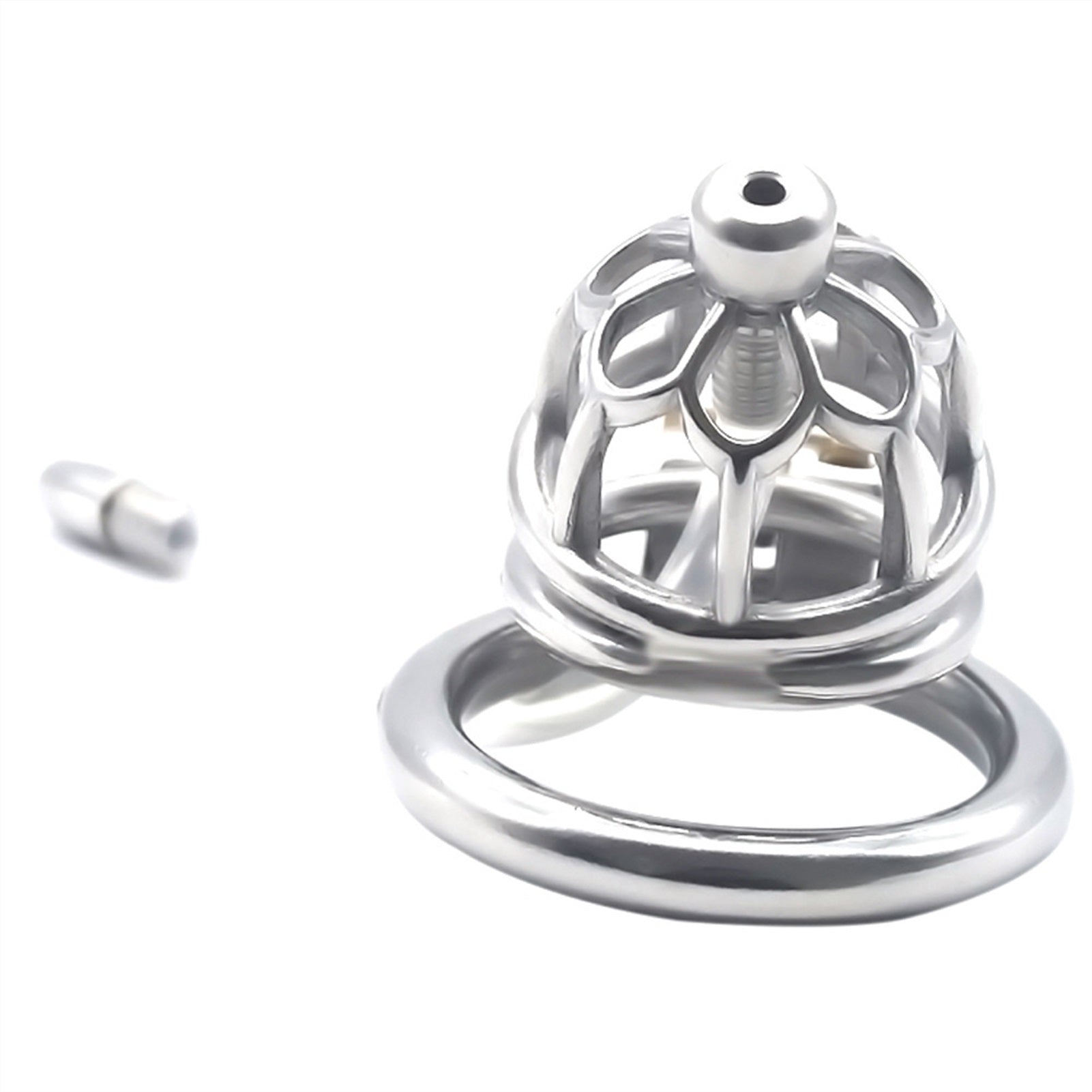 Male Cock Cage Chastity Device, Stainless Steel Sm