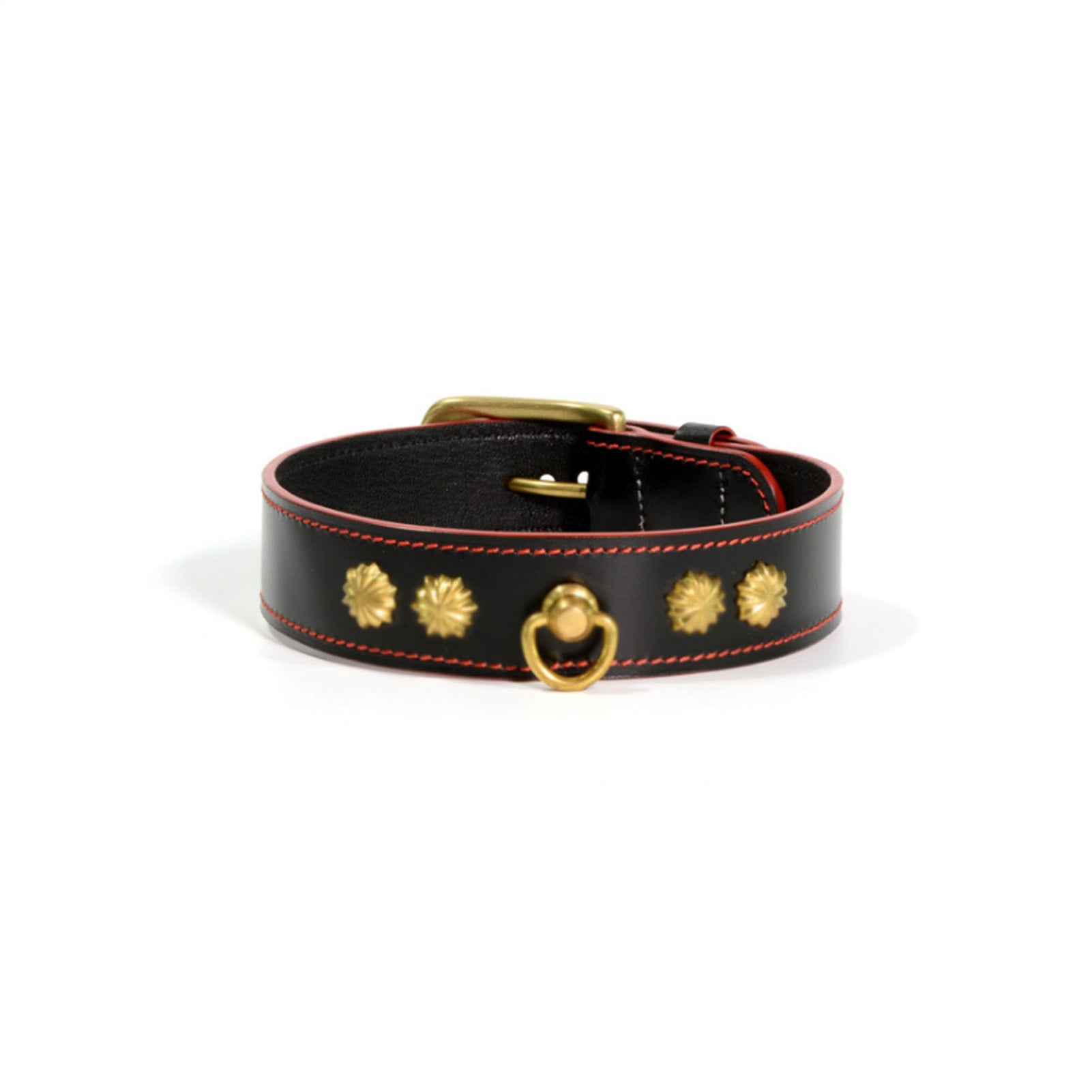 PU Leather Choker Collar Necklace Adjustable Size 