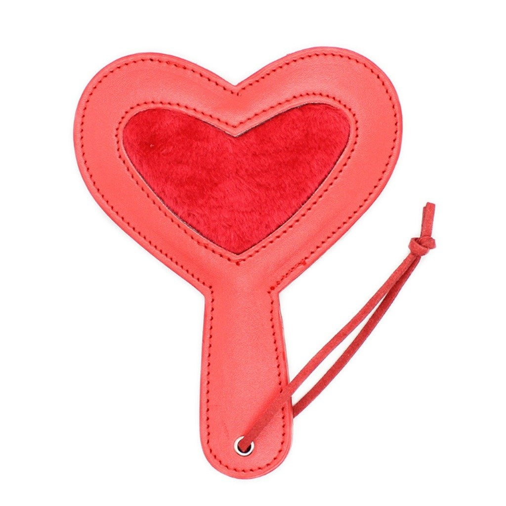 Heart-shaped Sex Toys Leather Hand Slapping Leathe