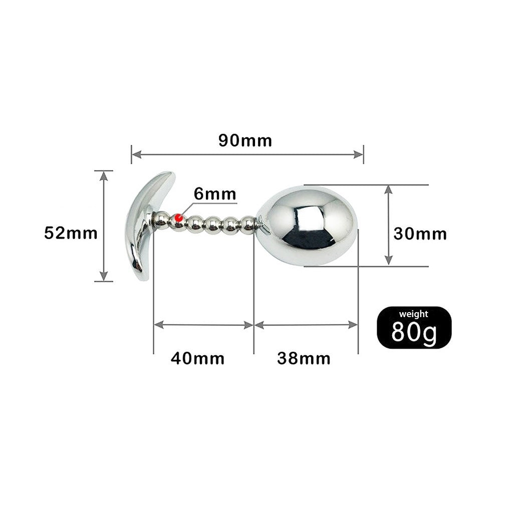 Micro-elastic rod Stainless Steel Crystal Plug Toy