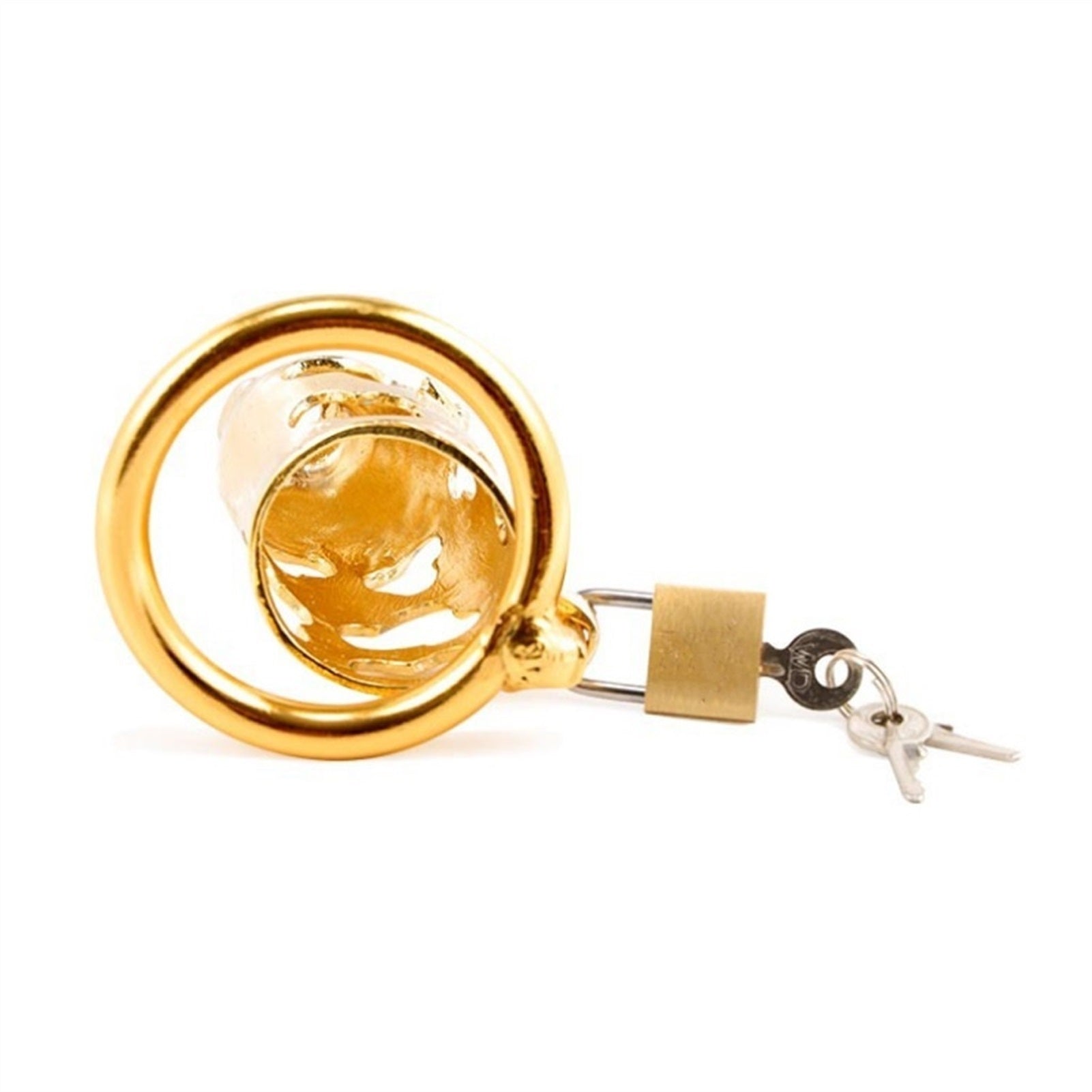 Cow Head Metal Chastity Lock Male Appliance Penis 