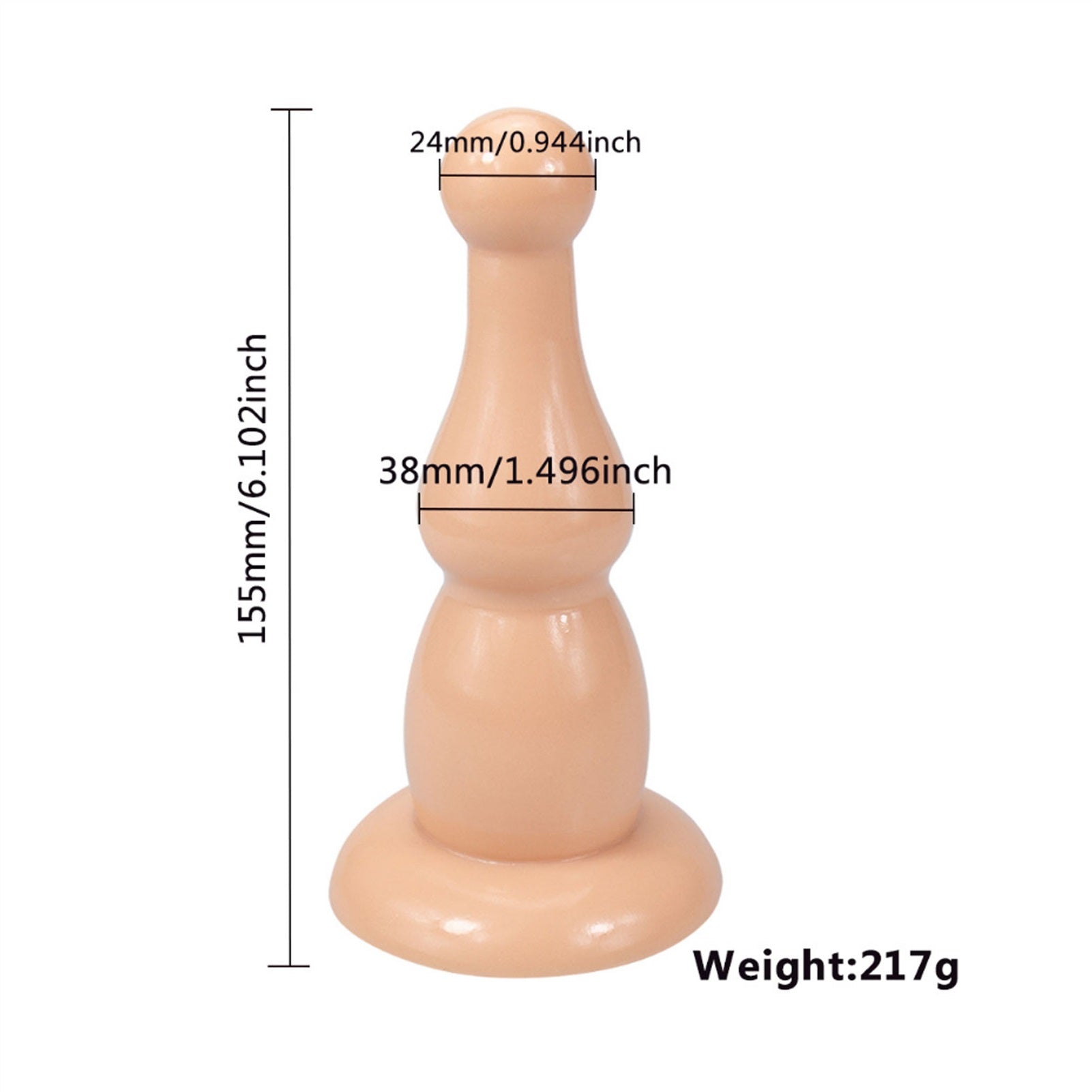 Pvc Checkers Trumpet Anal Plug Ring For Couple Gam