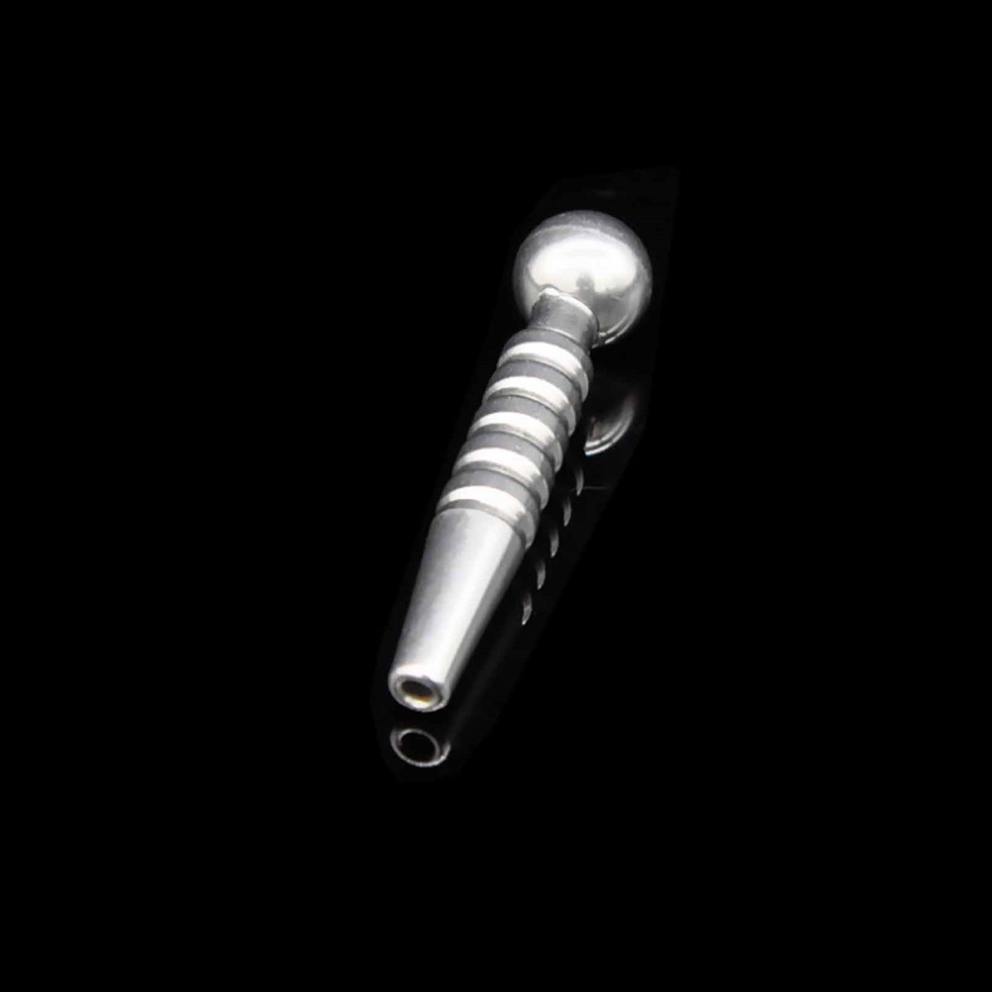 Male Beaded Dual Ribbed Urethral Sound Catheter Pl