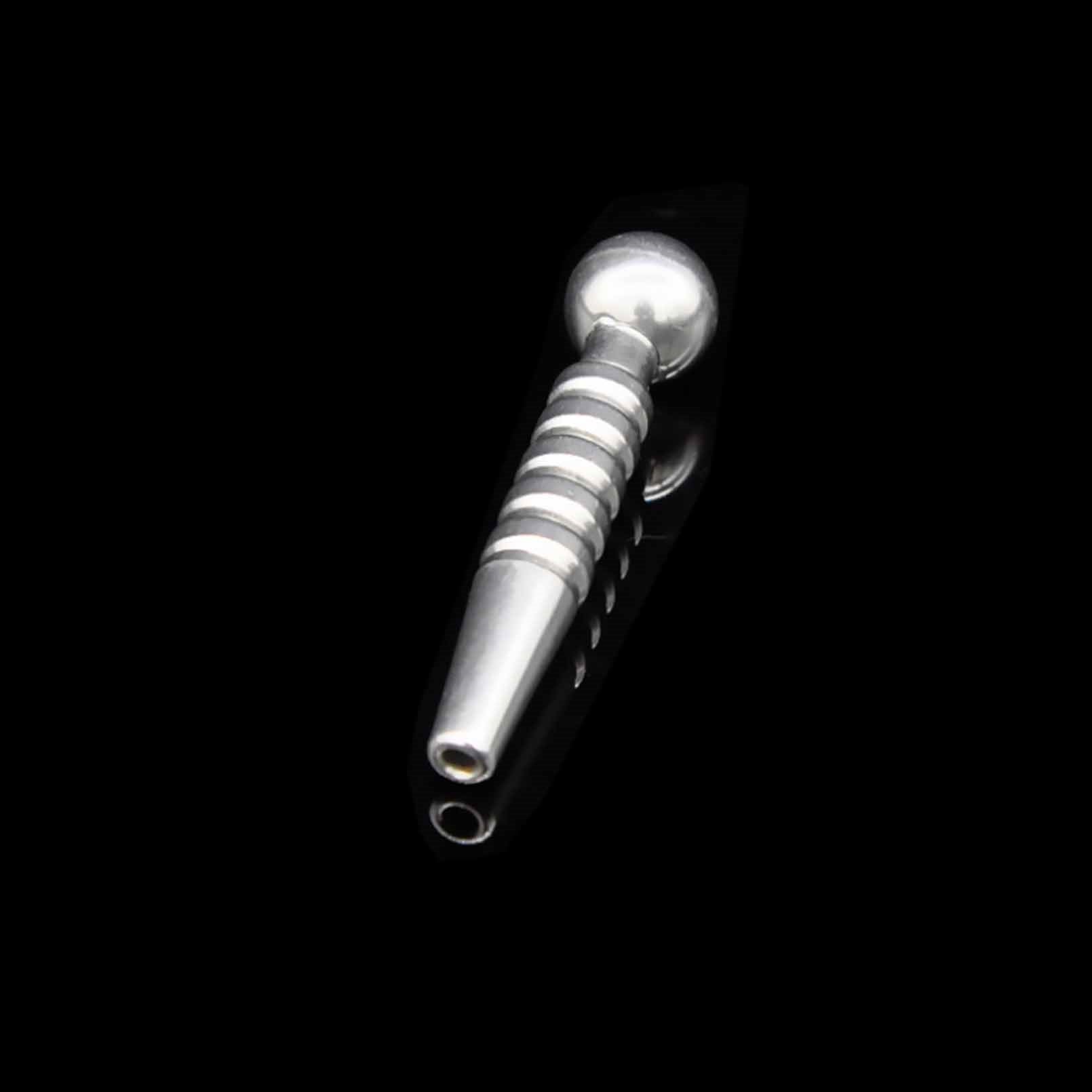 Male Beaded Dual Ribbed Urethral Sound Catheter Pl