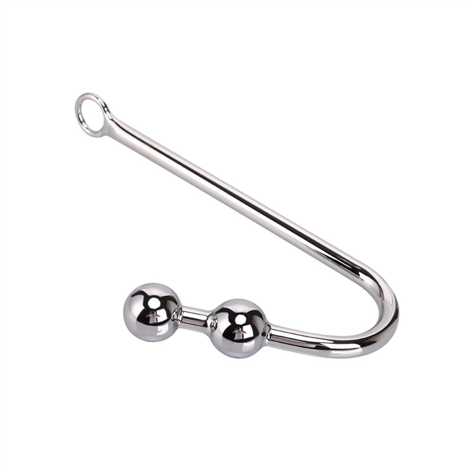 2 Balls Hook Stainless Steel Metal Ball Solid Meta