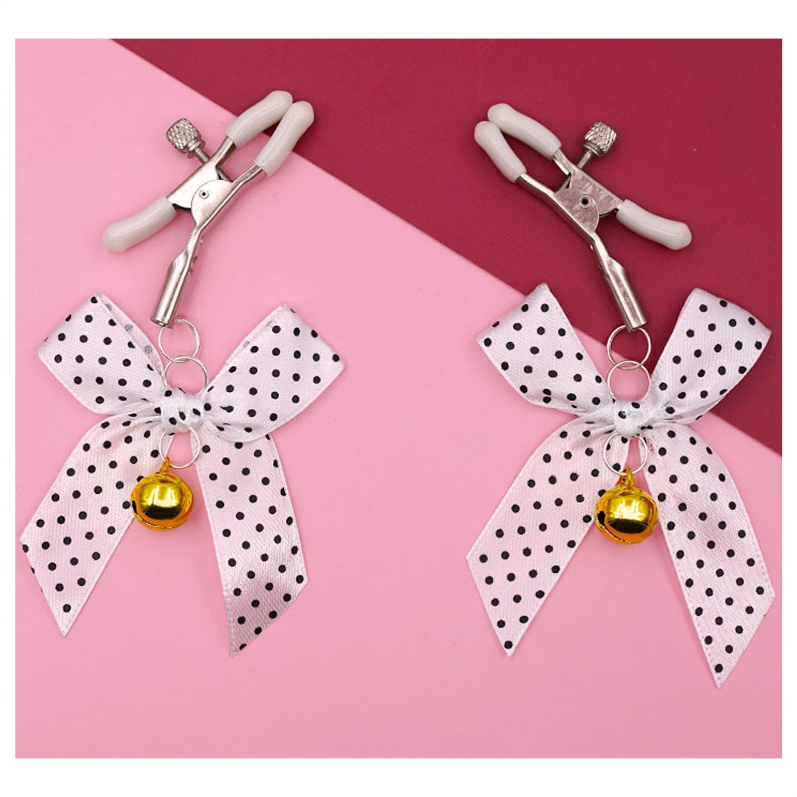Hairball Bell Metal Tassels Pendant Nipple Clamps 