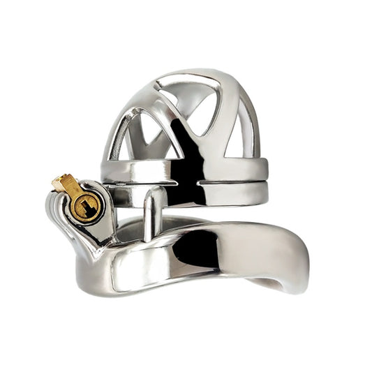 Male Chastity Device Stainless Steel Cock Cage Rin