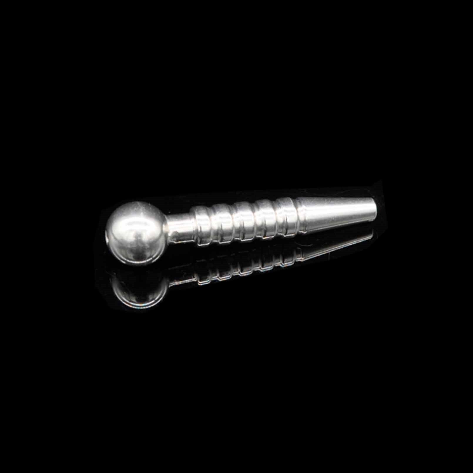 Male Beaded Dual Ribbed Urethral Sound Catheter Pl