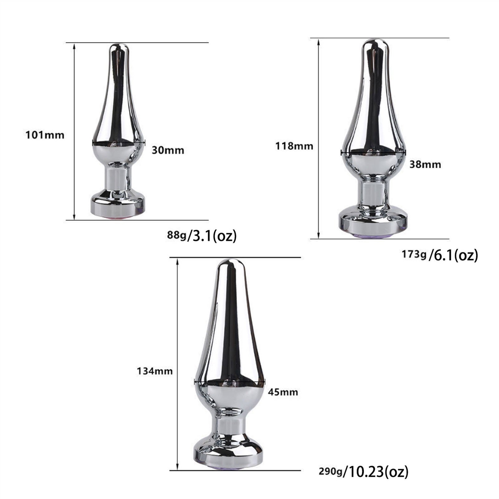 Metal Thread Stainless Steel Crystal Plug Release 