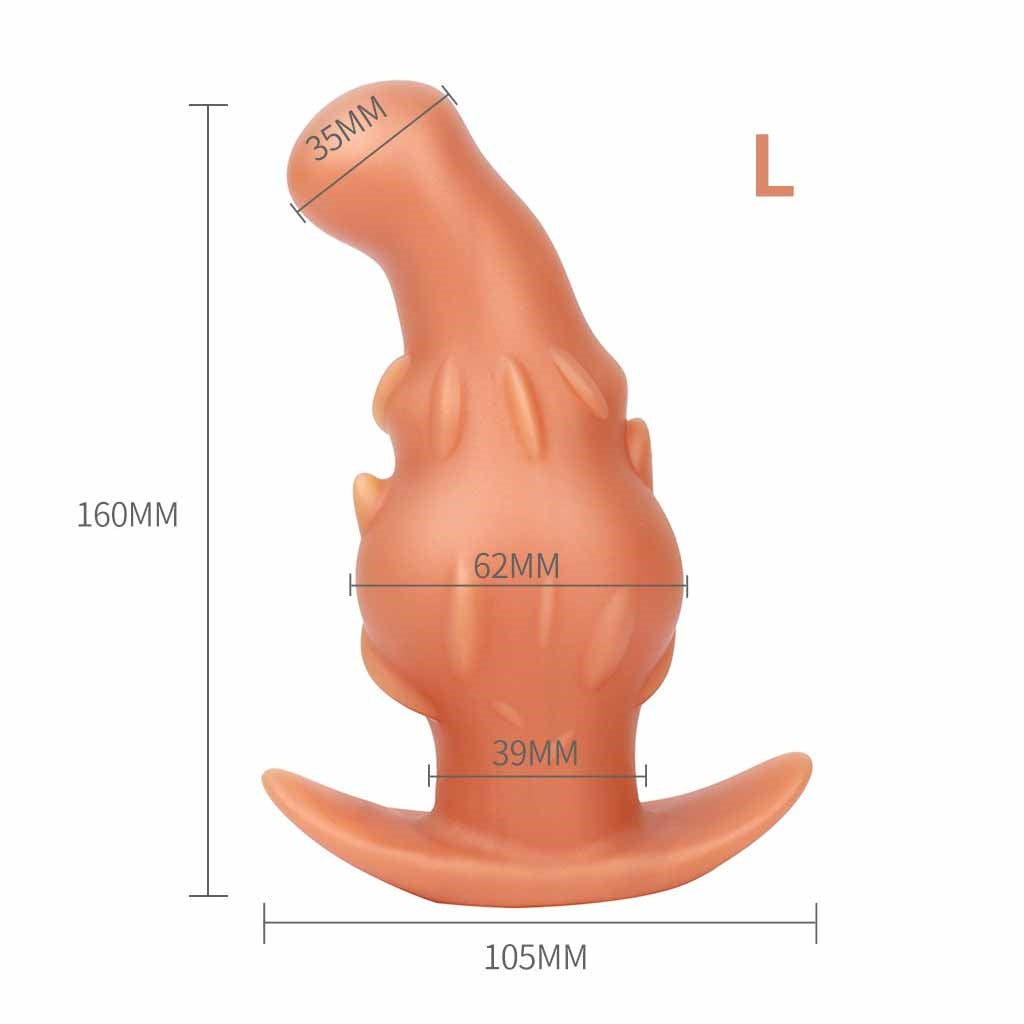 Huge Realistic Dildo, Silicone Anal Plug Lifelike 