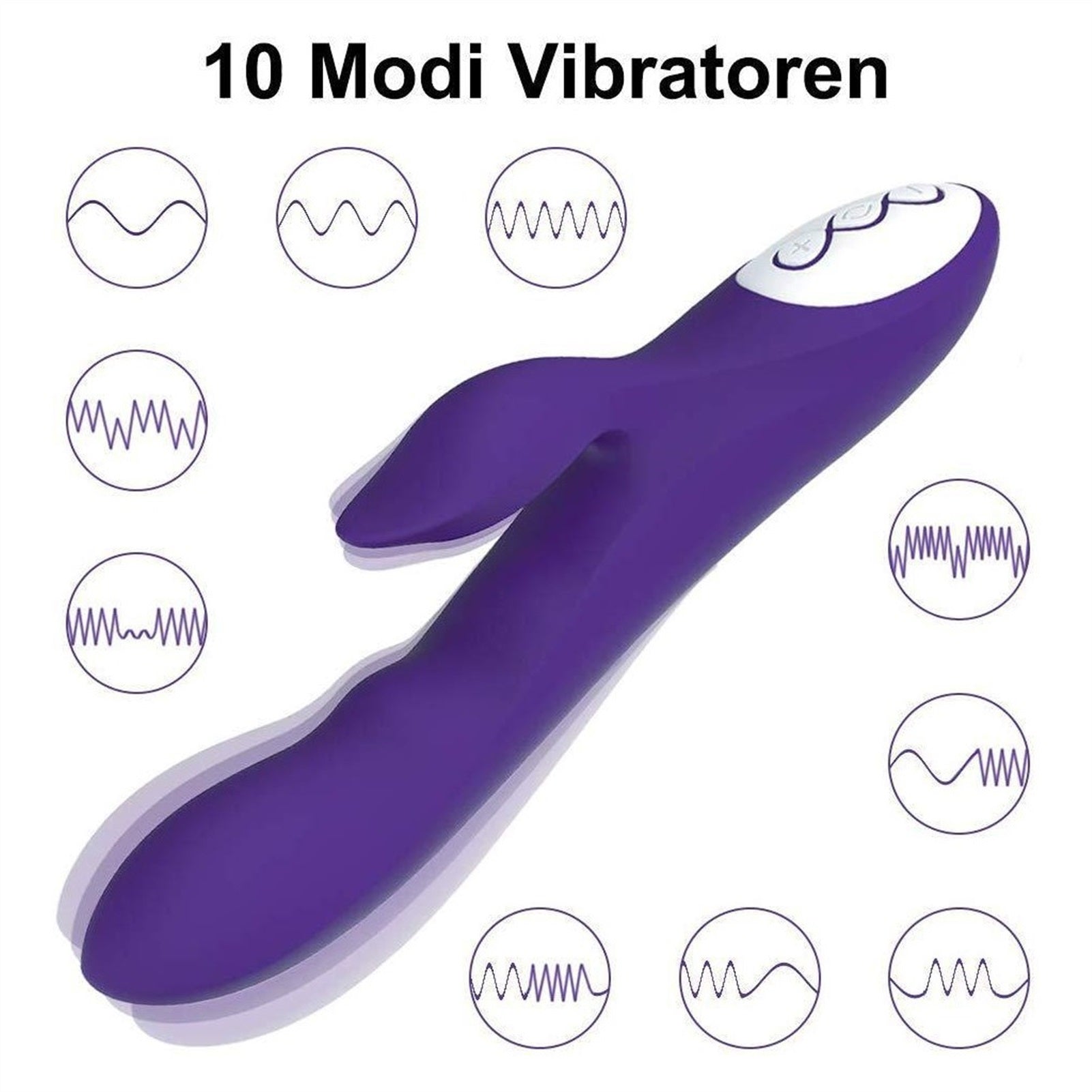 10 Frequency Drei-Wellen-Design G-spot Vibration S