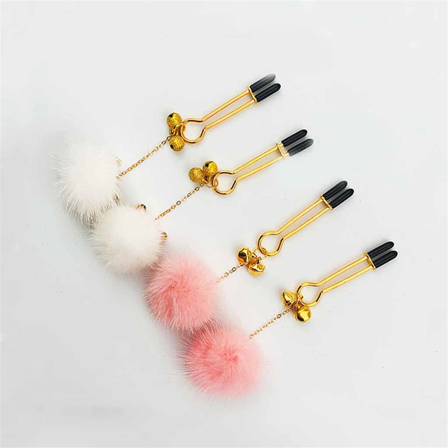 SM Sex Nipple Clips Metal Chain Nipple Rings Clamp