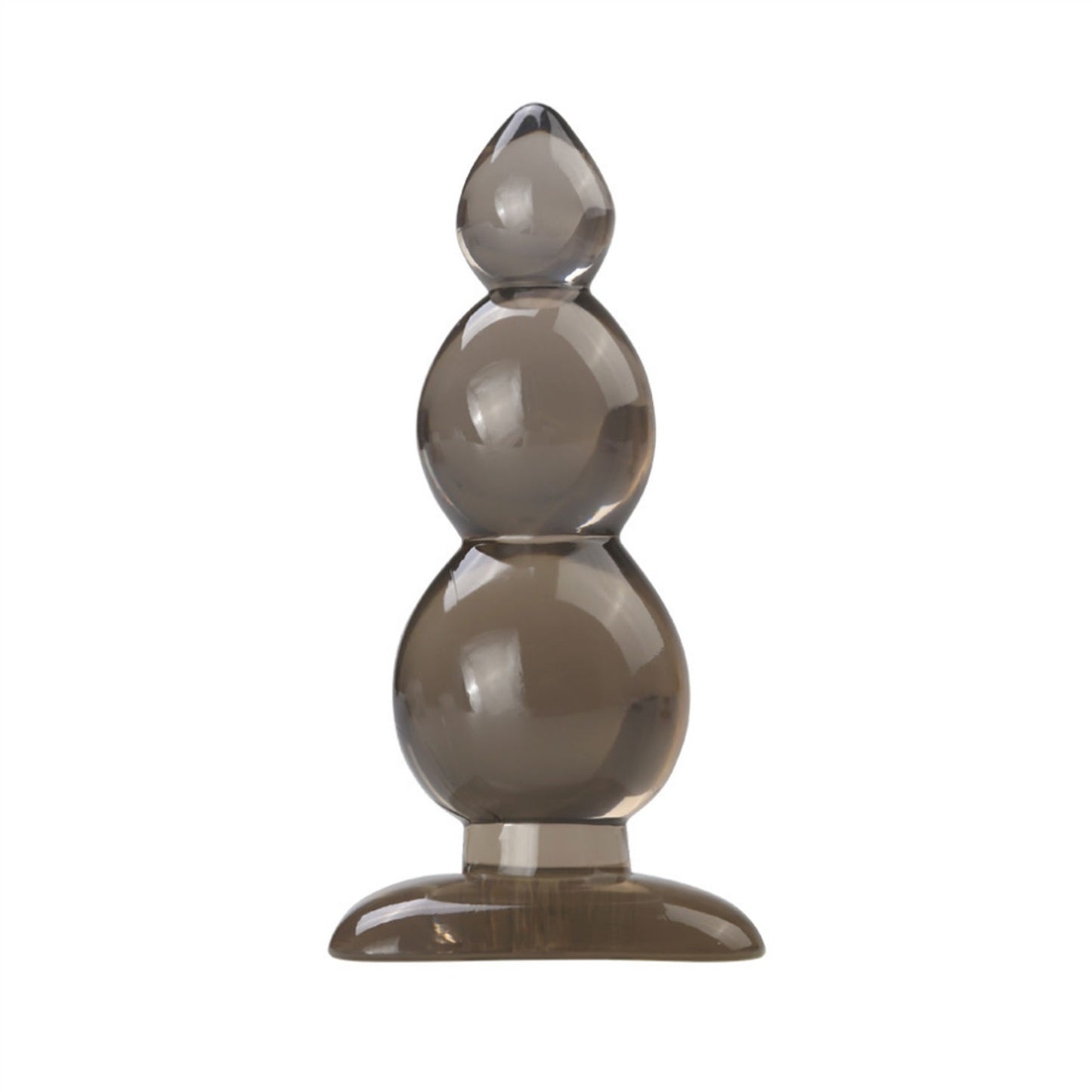 Crystal Glass Adult Toy Metal Anal Plug Ring For C