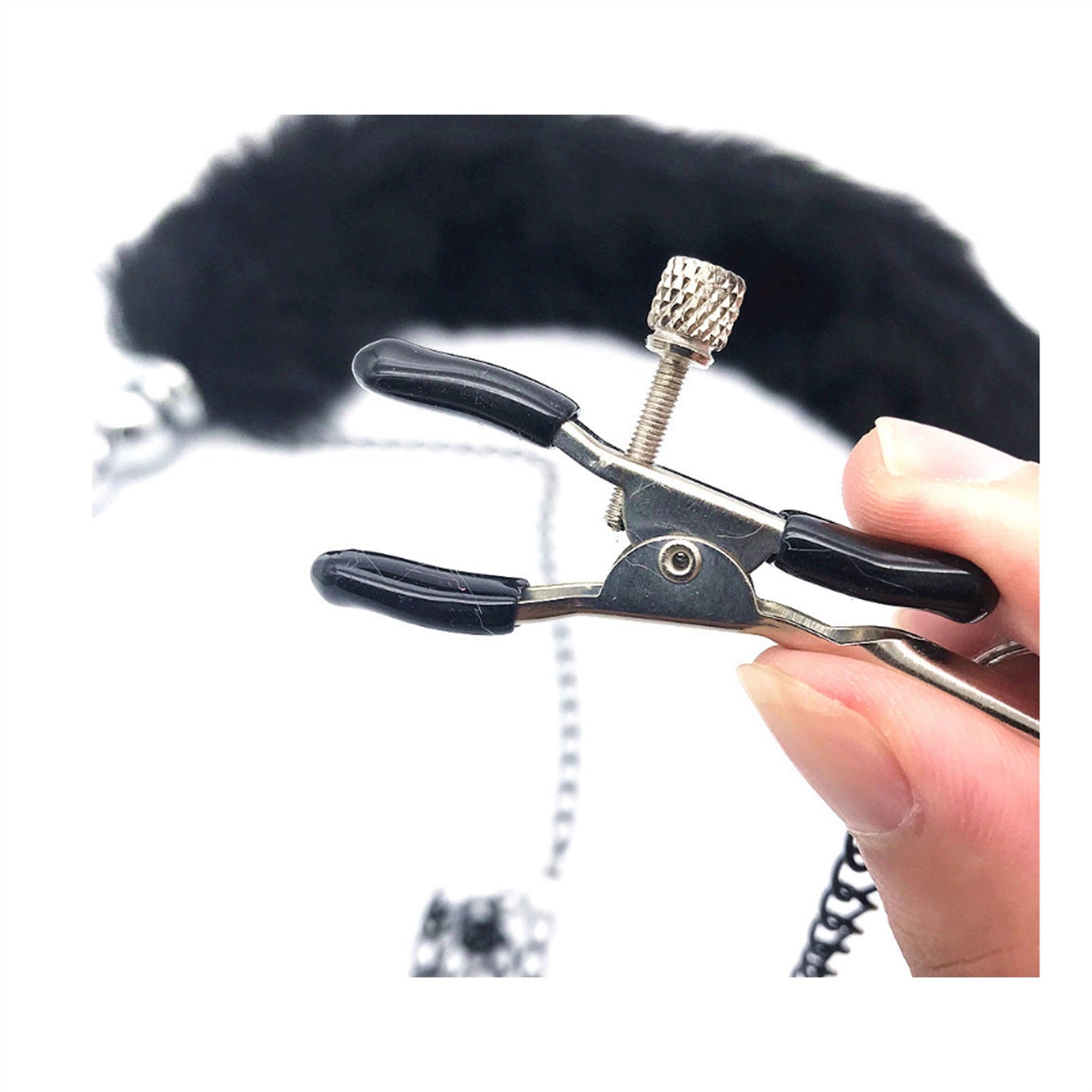 Long Chain Tail Metal Clamp Nipple Clamp Female Cl
