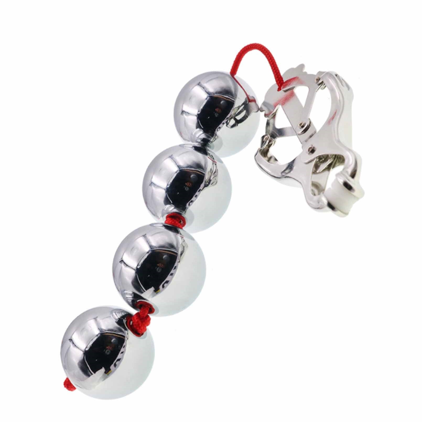 Solid ball Metal Clip Nipple Clamps With Screw Non