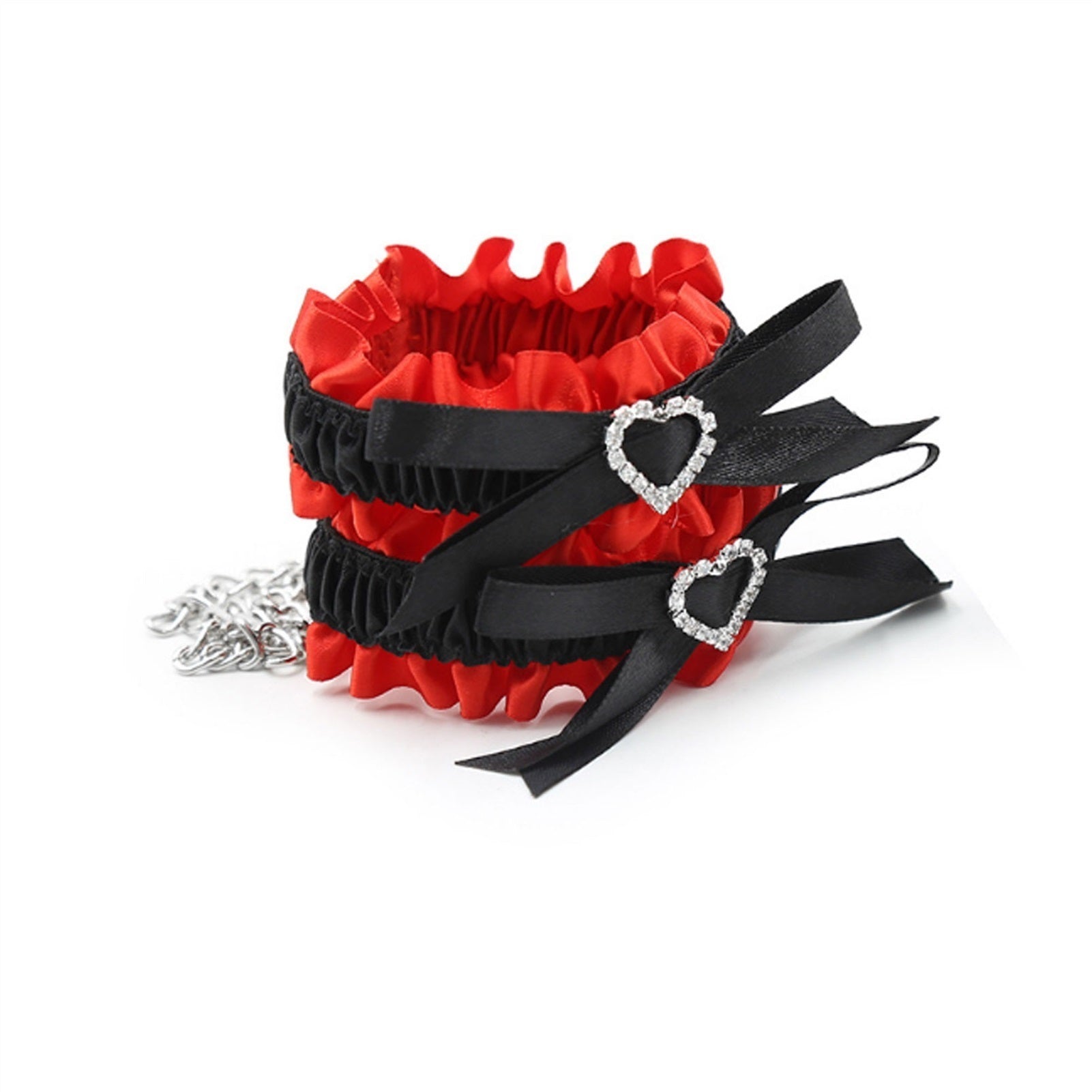 Sexy Bow Diamond Heart-shaped Bundle Hand Neck Lac