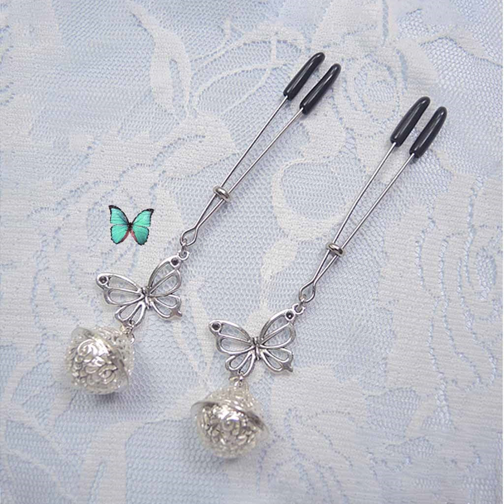 Breast Nipple Clamps Adjustable Flower Nipple Clip