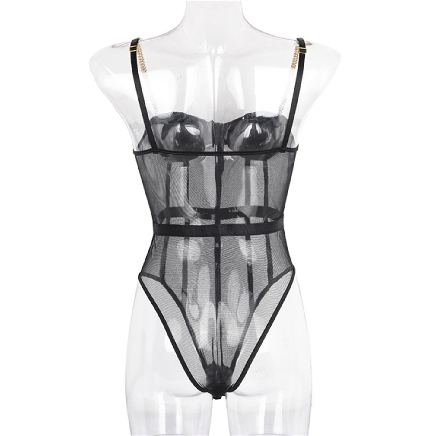 Floral Lace Thong Bodysuit Sexy Teddy Lingerie For