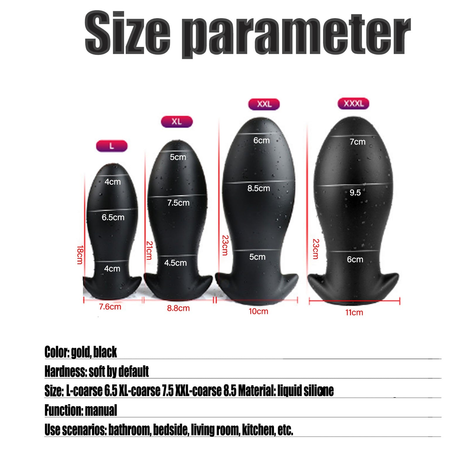 Super big ass plug trainer kit, FST super liquid s