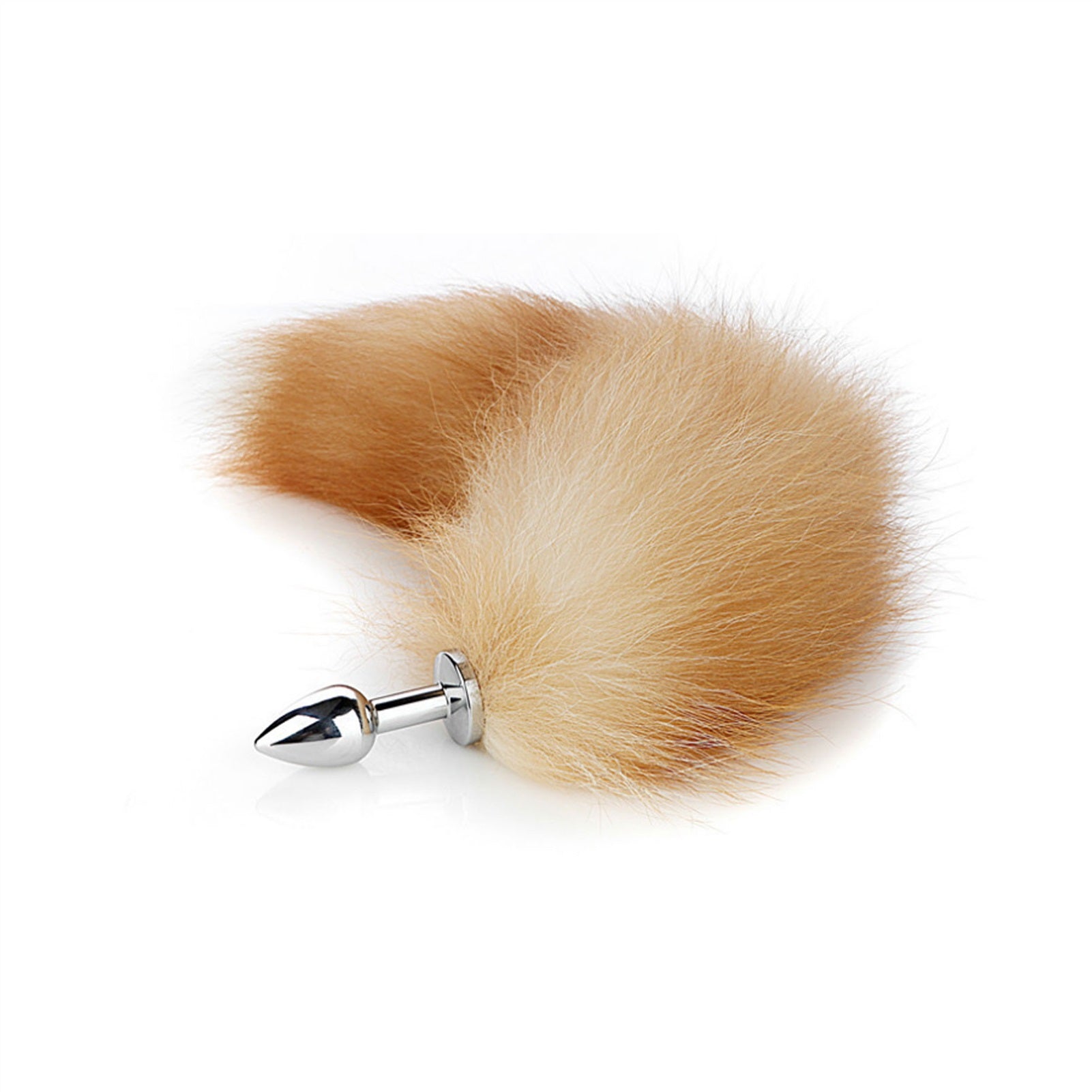 Removable Imitation Fox Tail Anal Plug Ring For Co