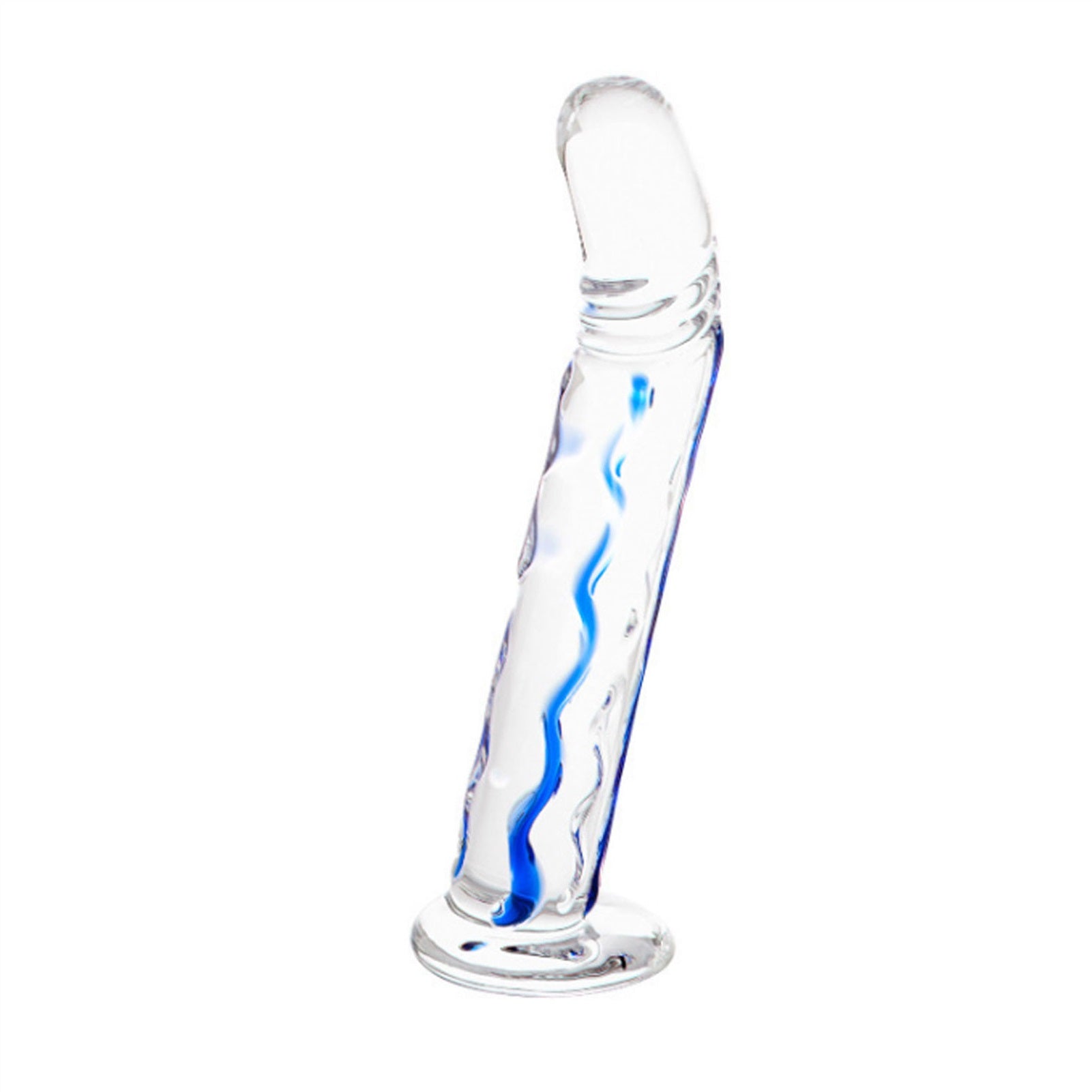 Crystal Glass Adult Toy Metal Anal Plug Ring For C