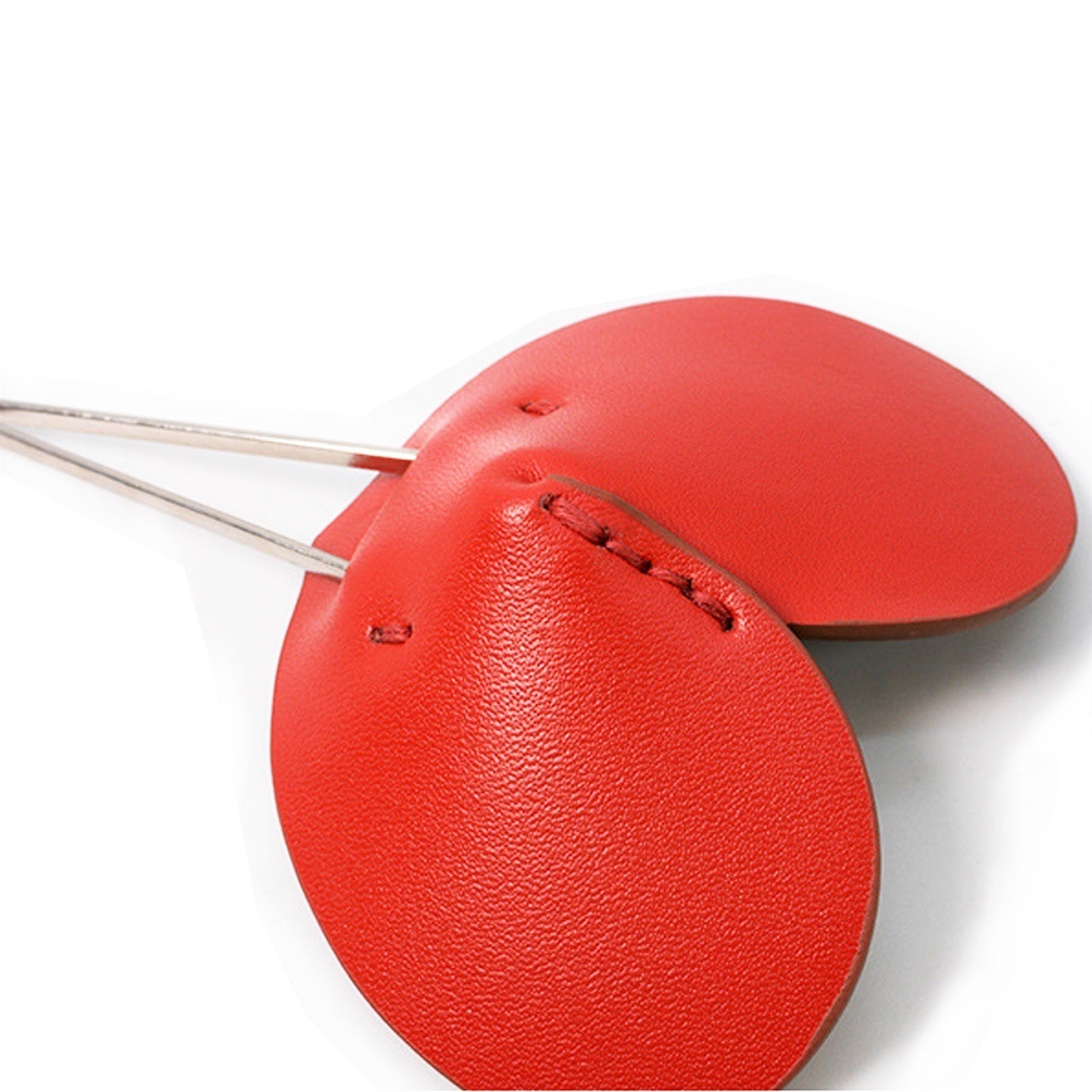 PU Leather Heart Metal Clip Nipple Clamps For Wome