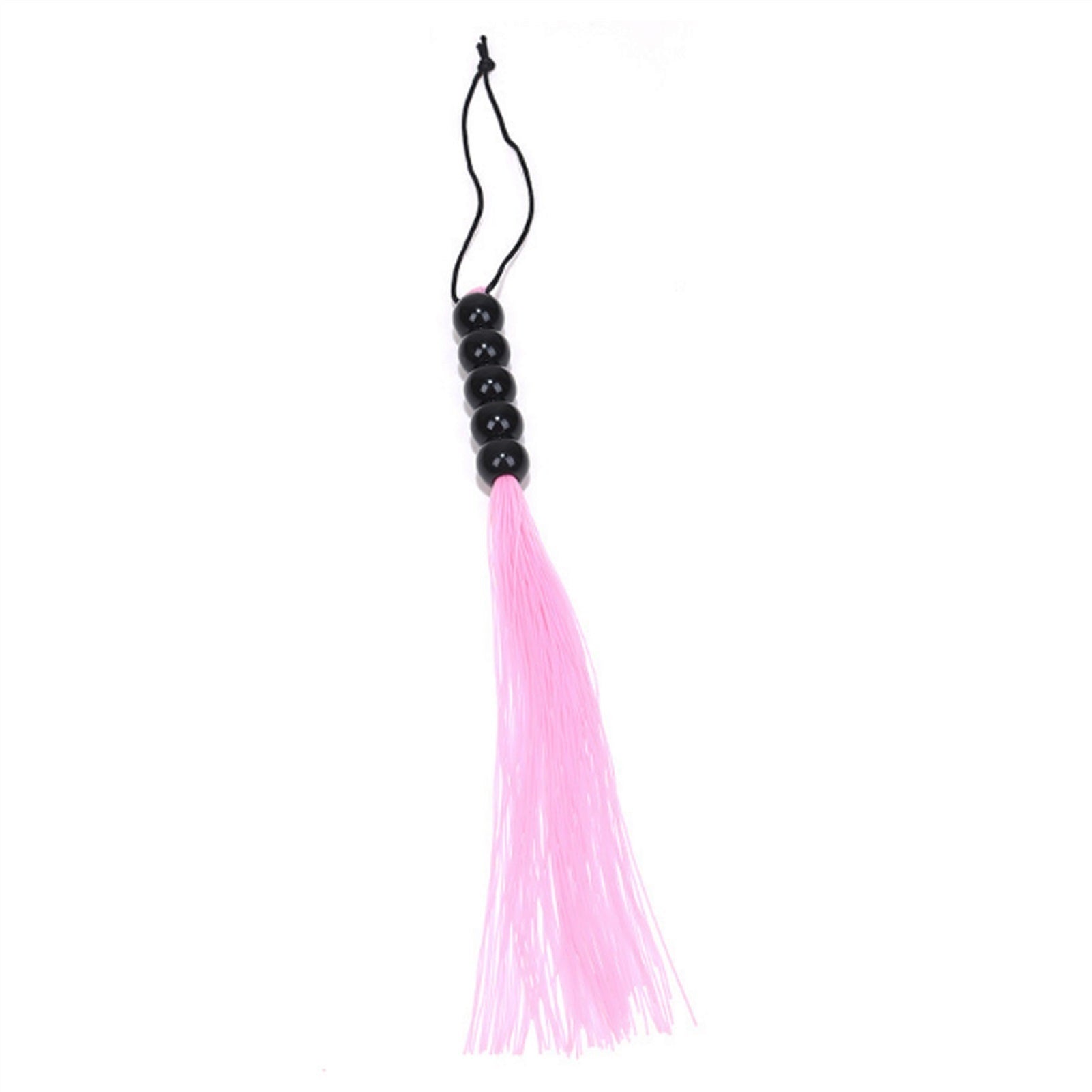 6 Beads Silicone Elastic Wires Tassels Horse Whip 