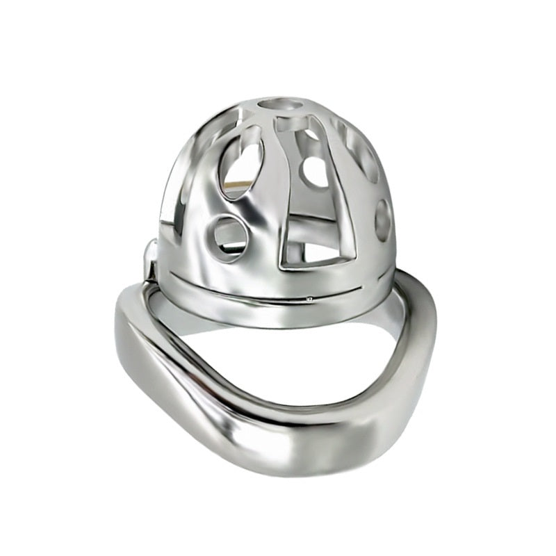 Metal Annulus Cage Padlock Chrome Plated Stainless