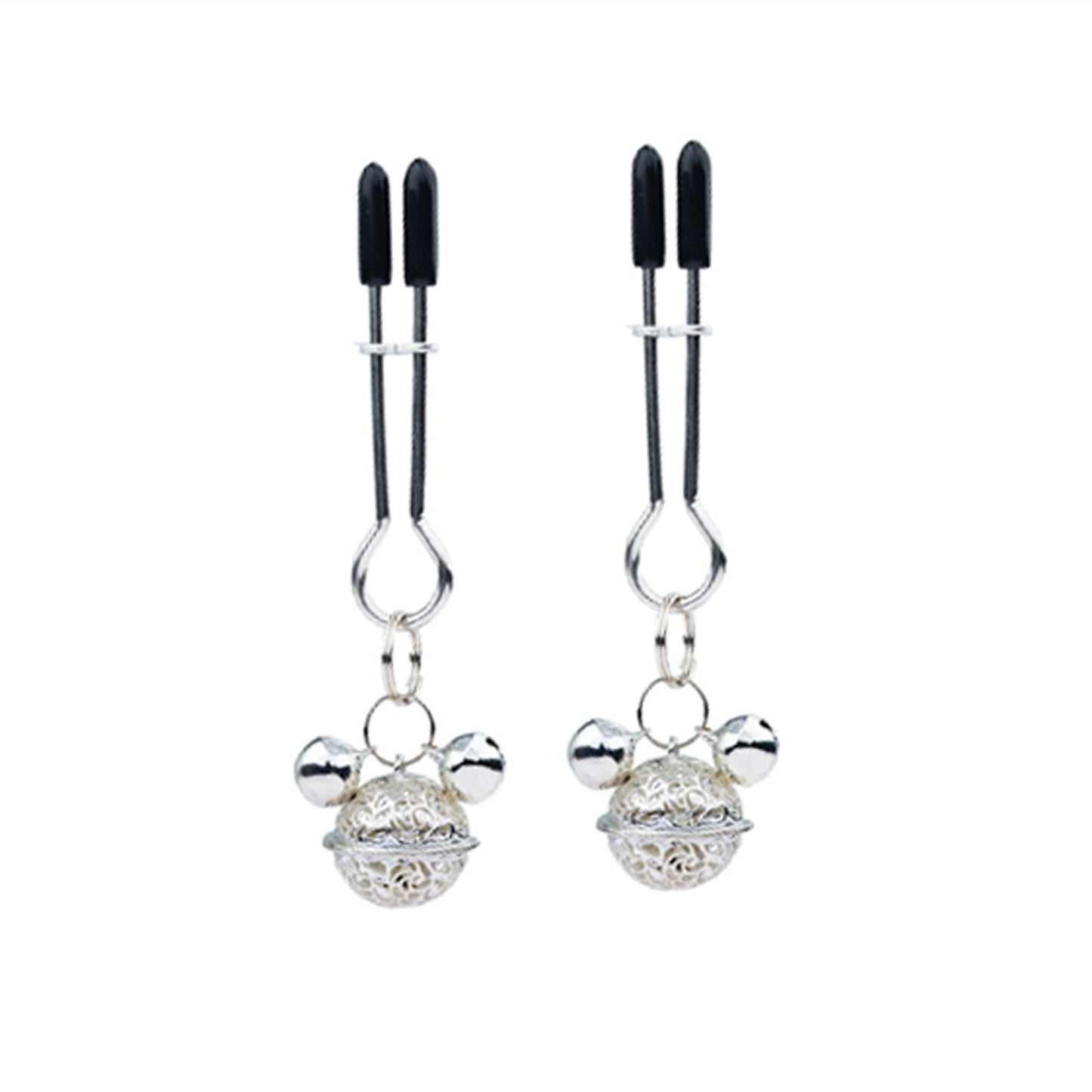 Stainless Steel Bell Pendant Nipple Clamps Plug Su