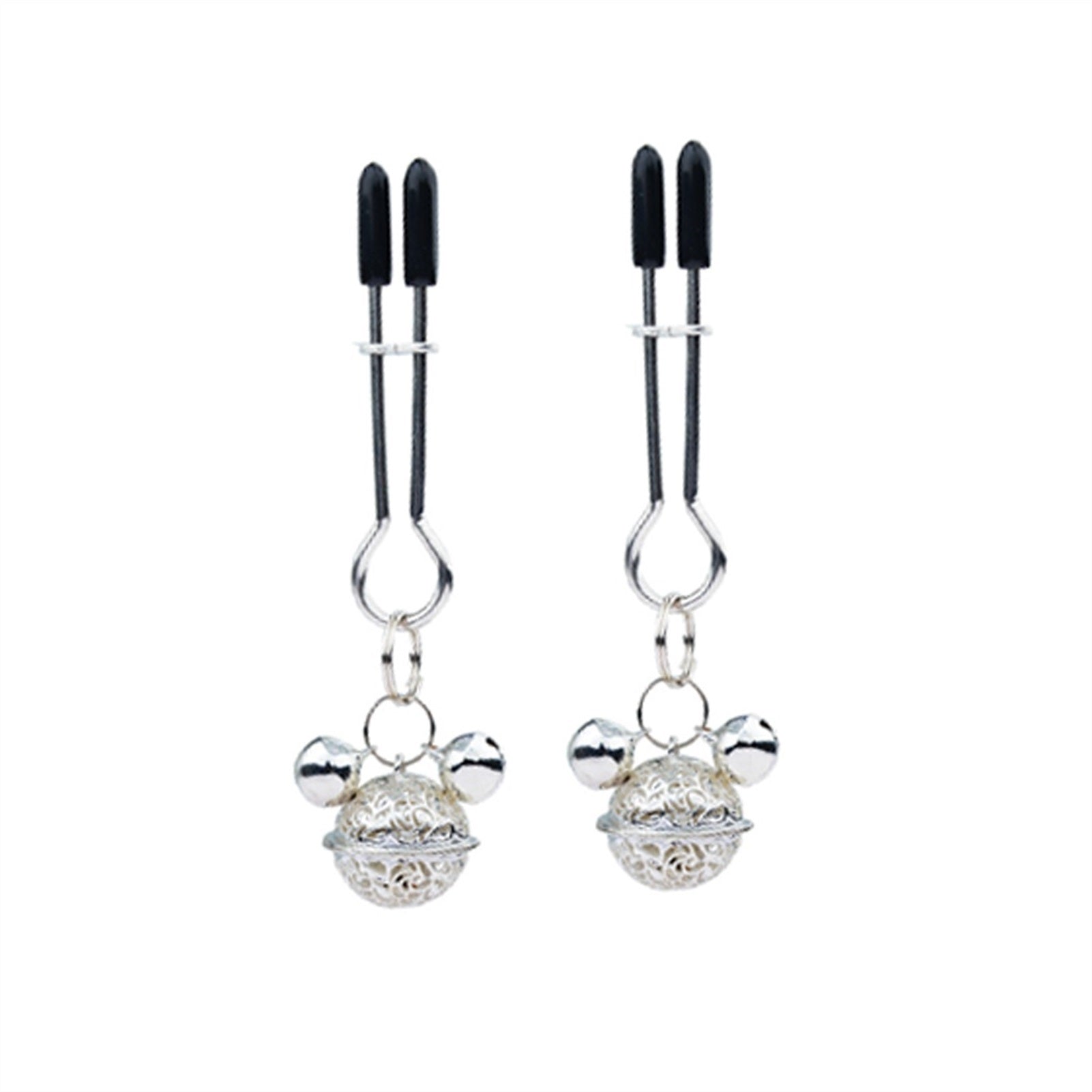 Stainless Steel Bell Pendant Nipple Clamps Plug Su