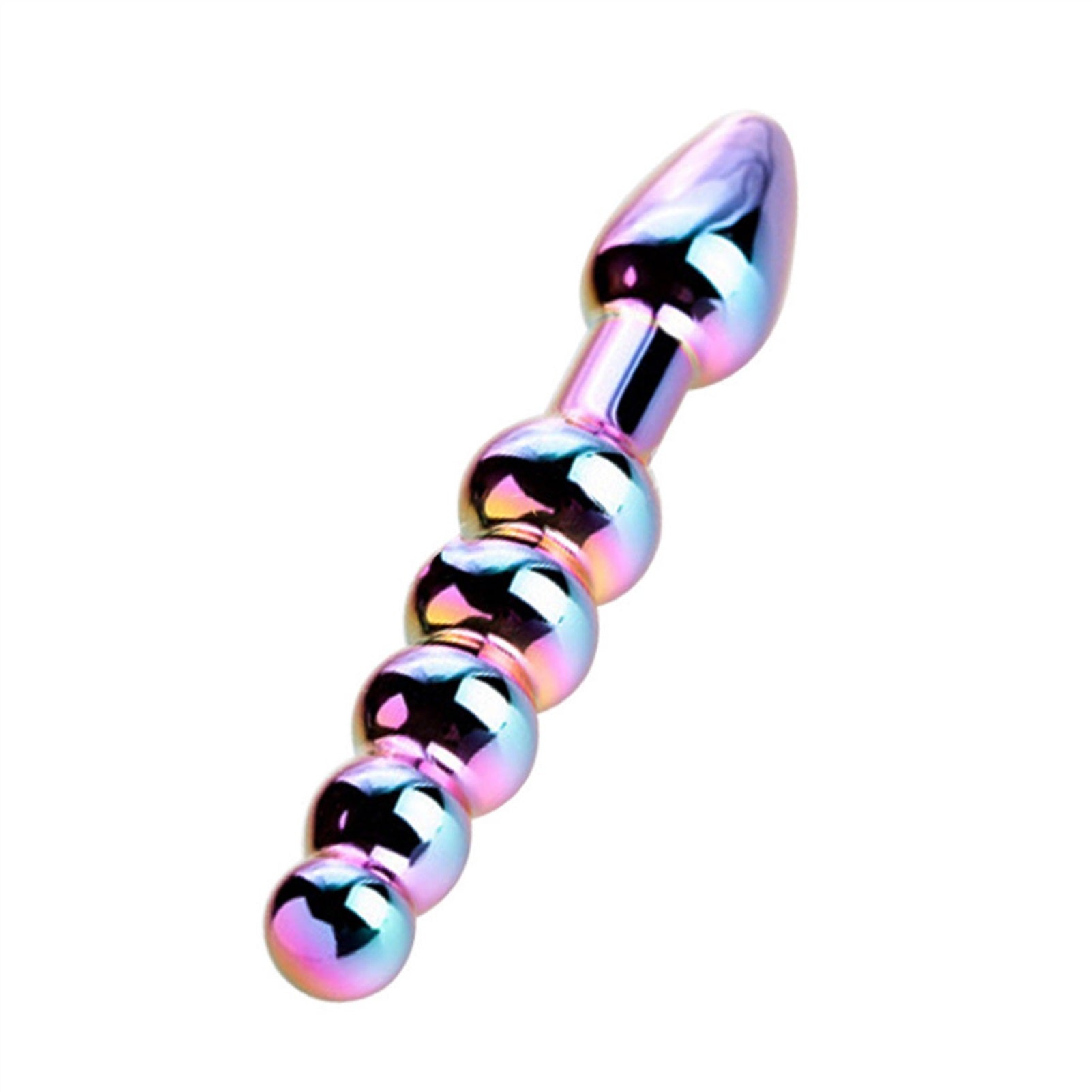 Crystal Glass Adult Toy Metal Anal Plug Ring For C