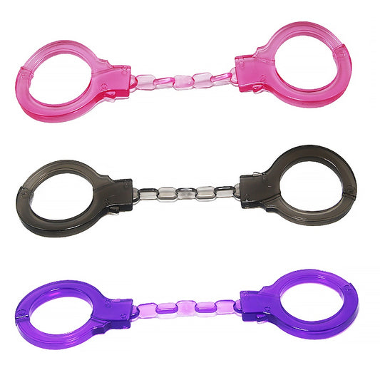PVC Handcuffs Master Slave Set Flirting Toy SM Cos