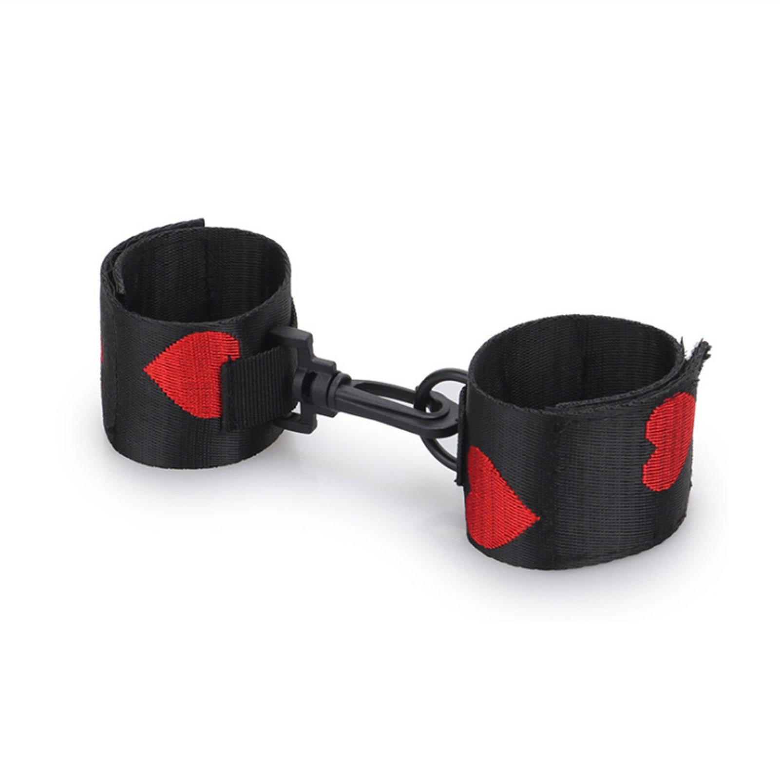 Black Tie Handcuffs Gold Rivet Chain Cuff Punk Roc