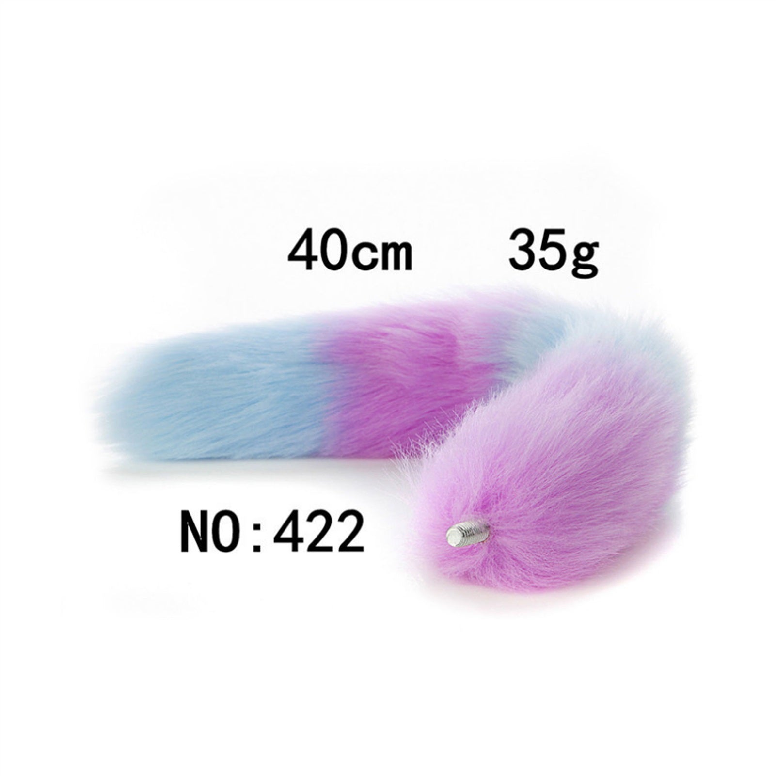 Removable Imitation Fox Tail Anal Plug For Couple 