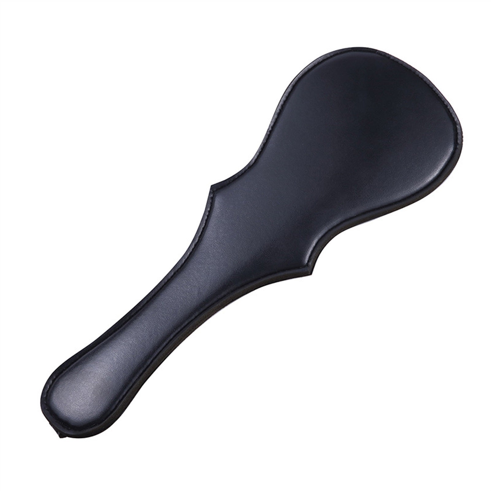 Black Oval PU Leather To Pat for Couples Hand Rack