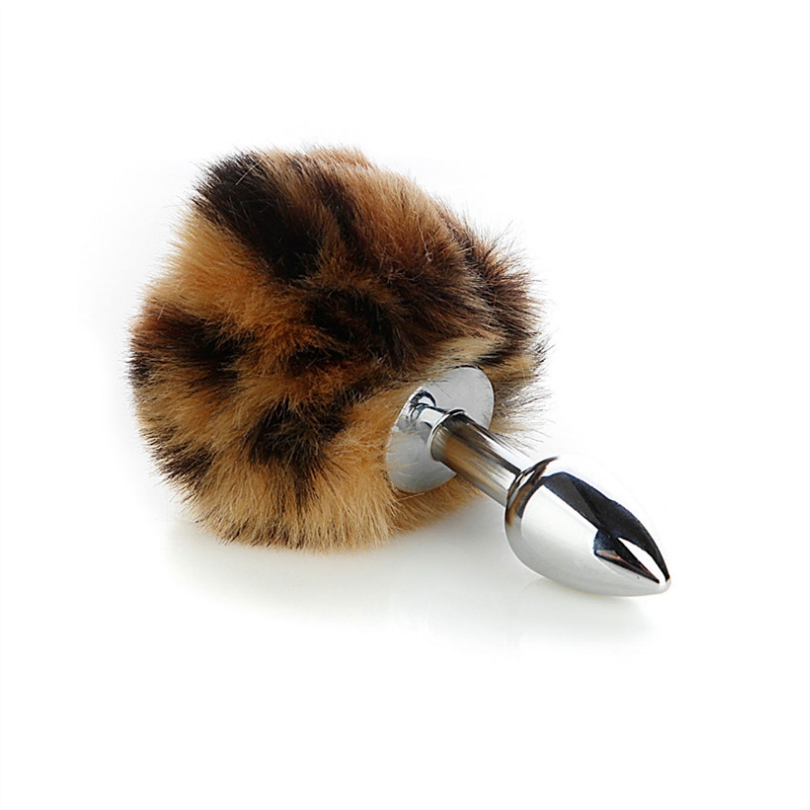 Removable Imitation Fox Tail Anal Plug For Couple 