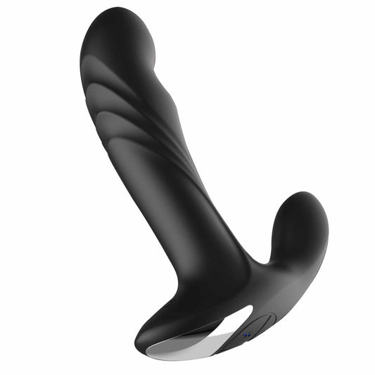 Dual Motors Vibrating Anal Vibrator for Men with R