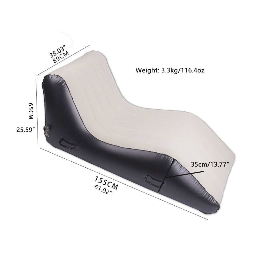 S-type Inflatable Sofa Bed Creative Body Position 