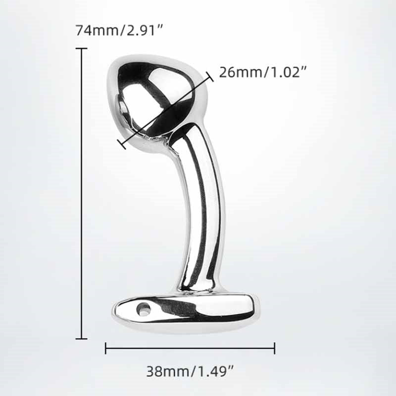 3 pcs/Set Stainless Steel，anales Plugs Massager To