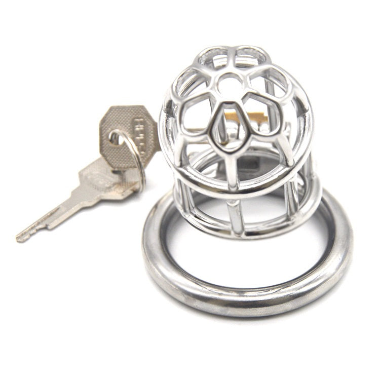 Male Cock Cage Chastity Device, Stainless Steel Ch