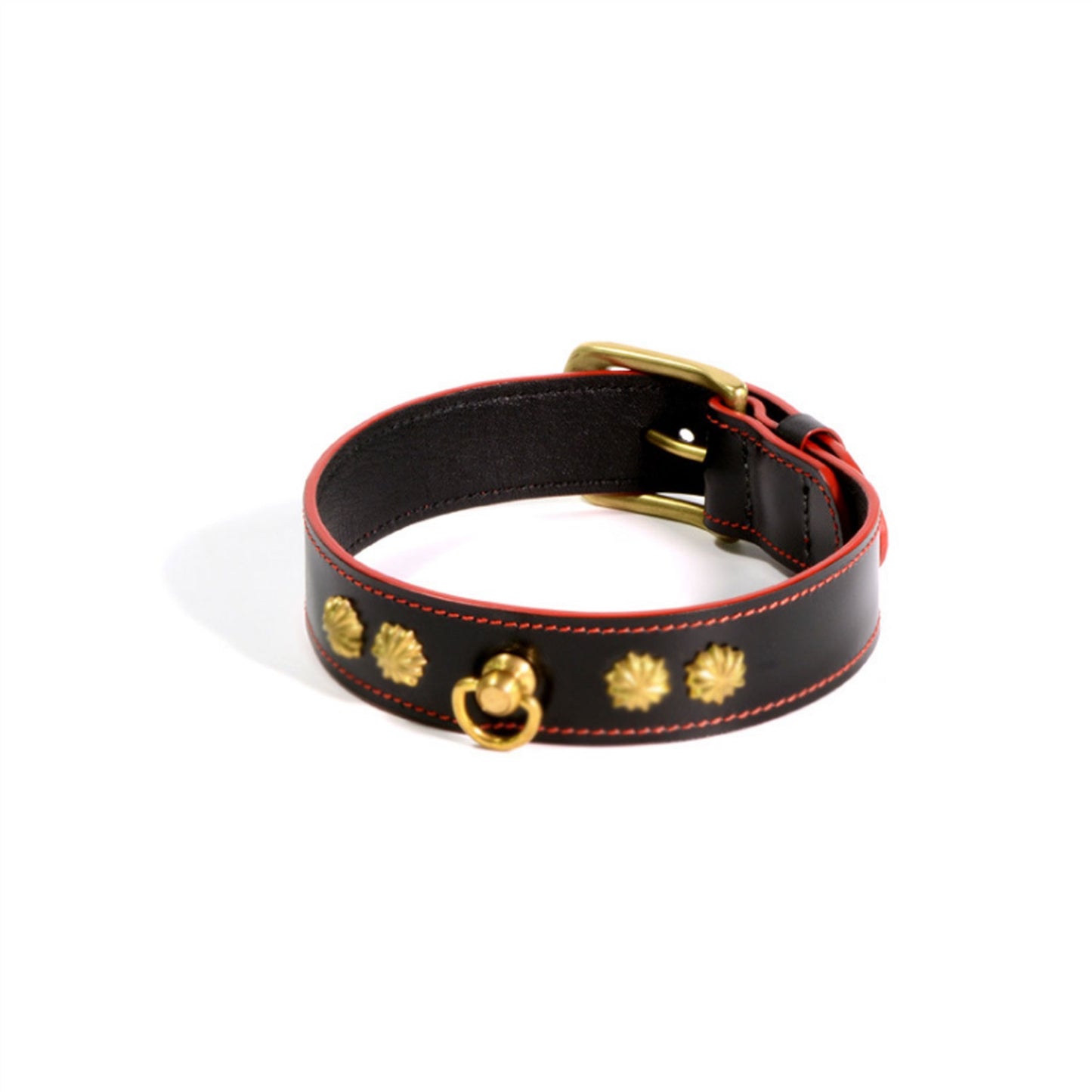 PU Leather Choker Collar Necklace Adjustable Size 